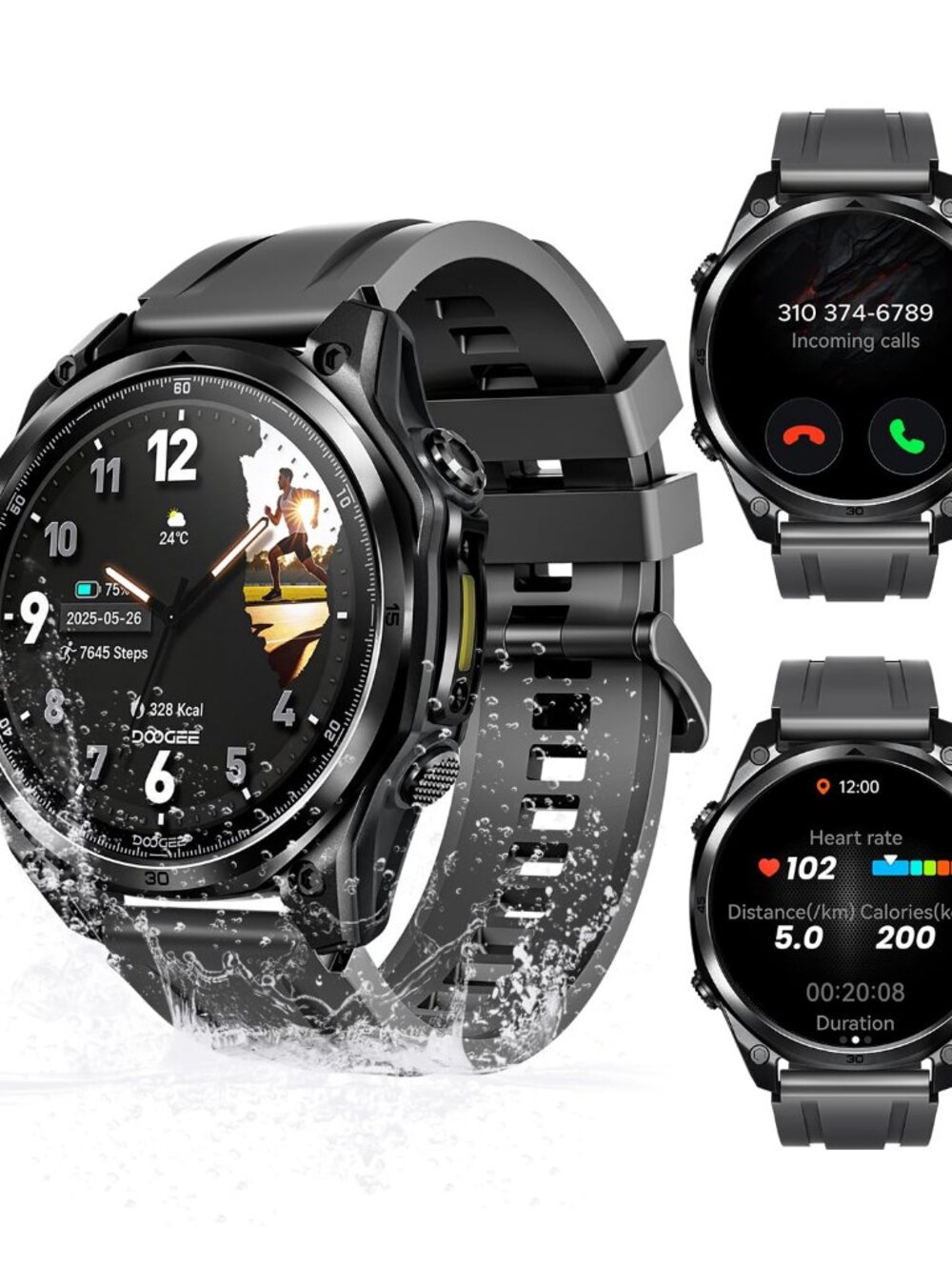 NEW ANYWISE W1 LITE Smart Watches for Men 1.43 AMOLED Mens Watch Android / iOS